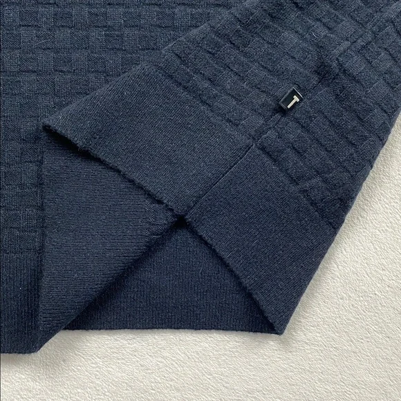 Ted Baker London Lentic Long Sleeve Textured Crewneck Pullover Jumper Sweater